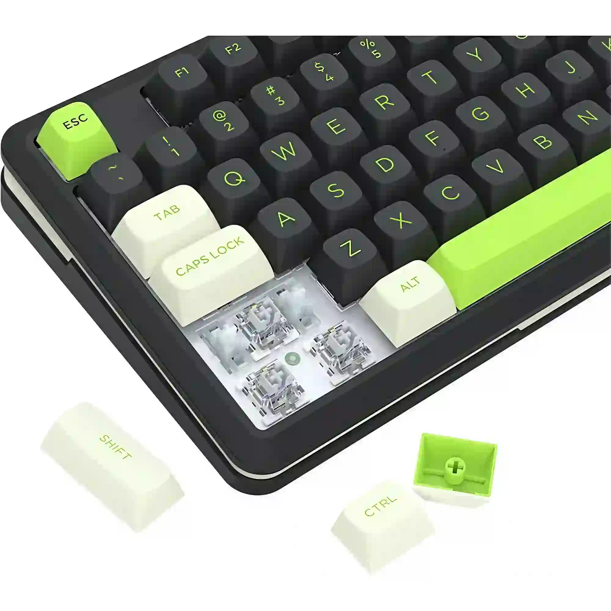 کیبورد مکانیکال گیمینگ بی سیم Redragon مدل WILDSLASH K734 BWG PRO — تصویر ۳