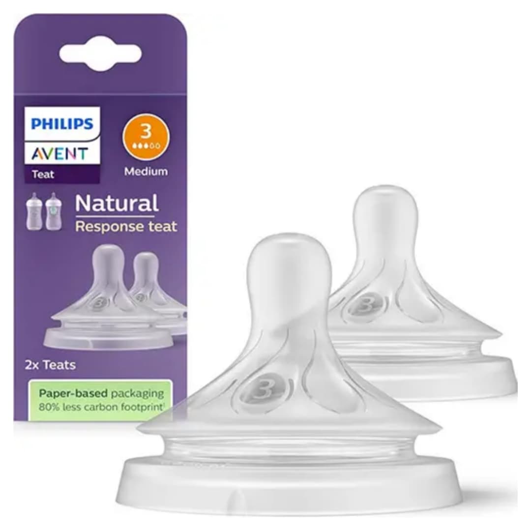 سرشیشه نچرال جریان 3 فیلیپس اونت PHILIPS AVENT سری Response – بسته ۲ عددی