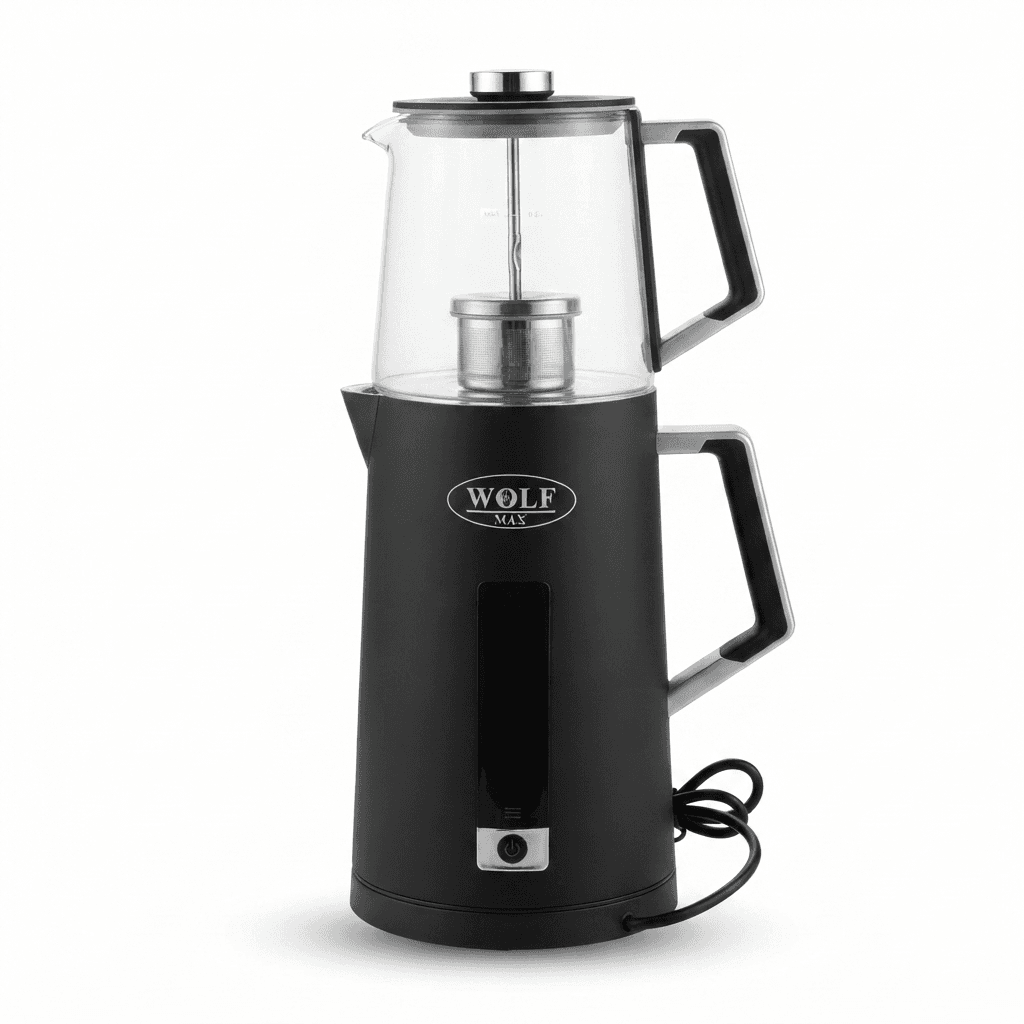 چای ساز دیجیتال WOLF MAX مدل WF-1420(مشکی)