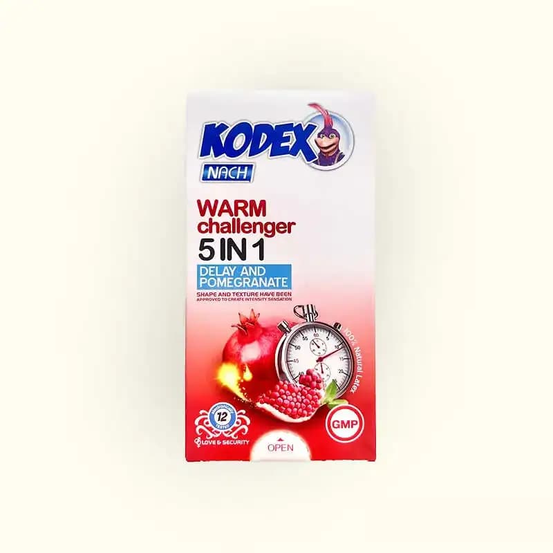 کاندوم 5کاره گرم ناچ کدکس NACH KODEX 5 IN 1 - هیناکالا