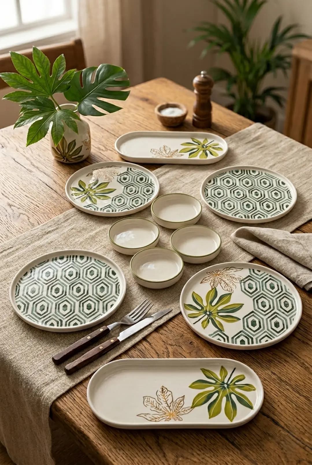 سرویس صبحانه خوری ترک Papart Botanik