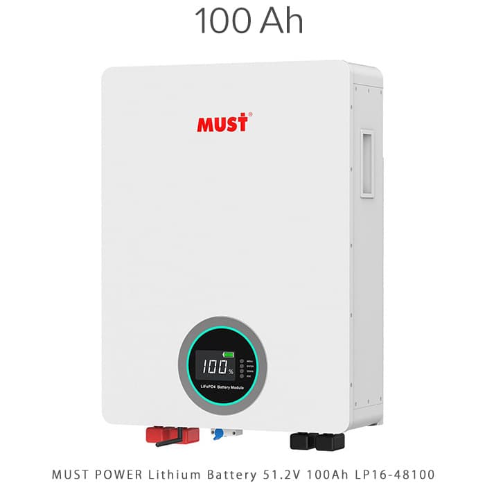 باتری لیتیوم 5 کیلووات ساعت برند MUST POWER مدل LP16-48100