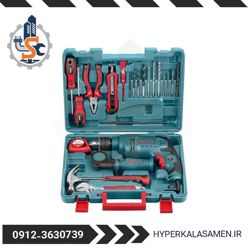 مجموعه دریل چکشی رونیکس مدل RS-0001 هایپر کالا ثامن