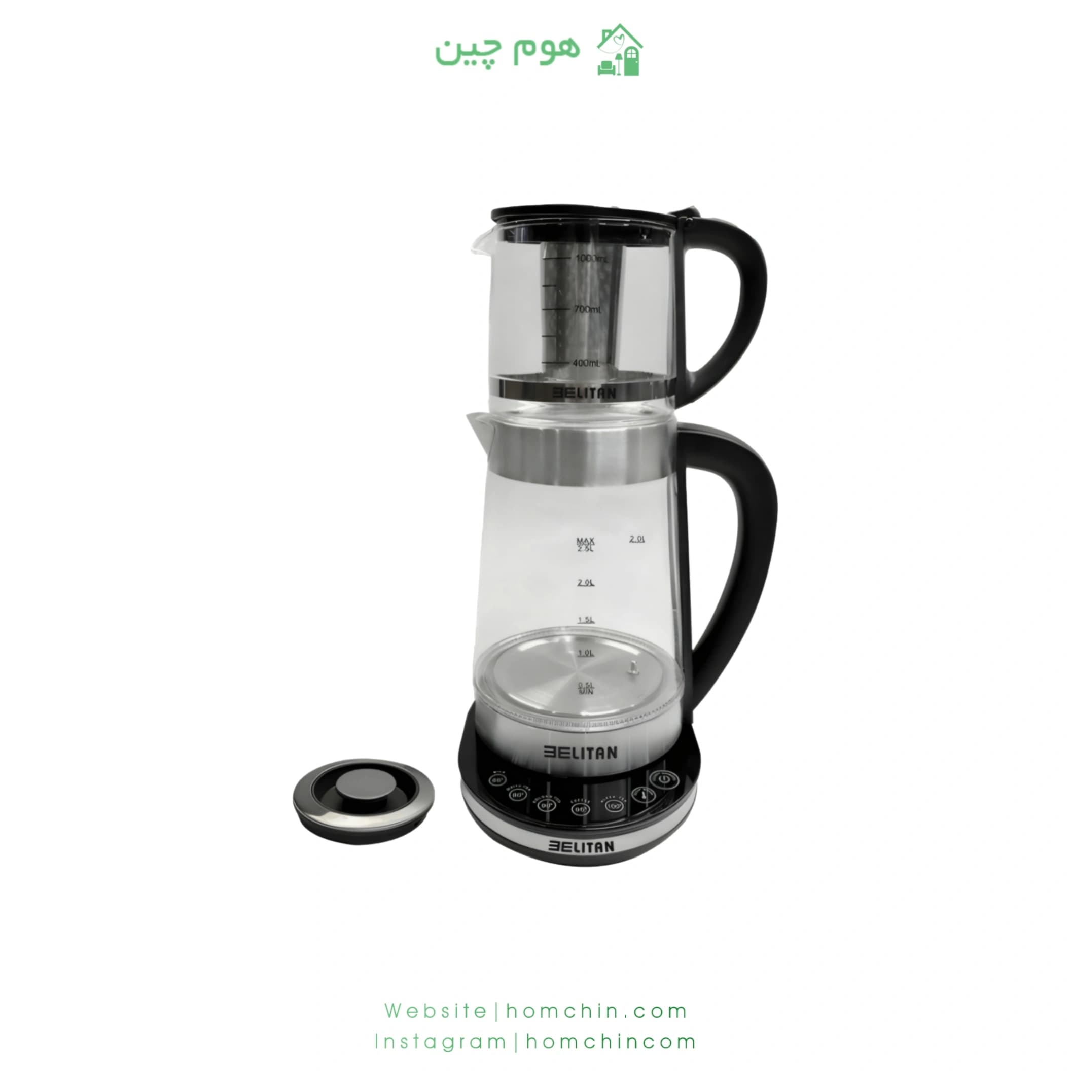 چای ساز روهمی بلیتان مدل BT 2802 سفید