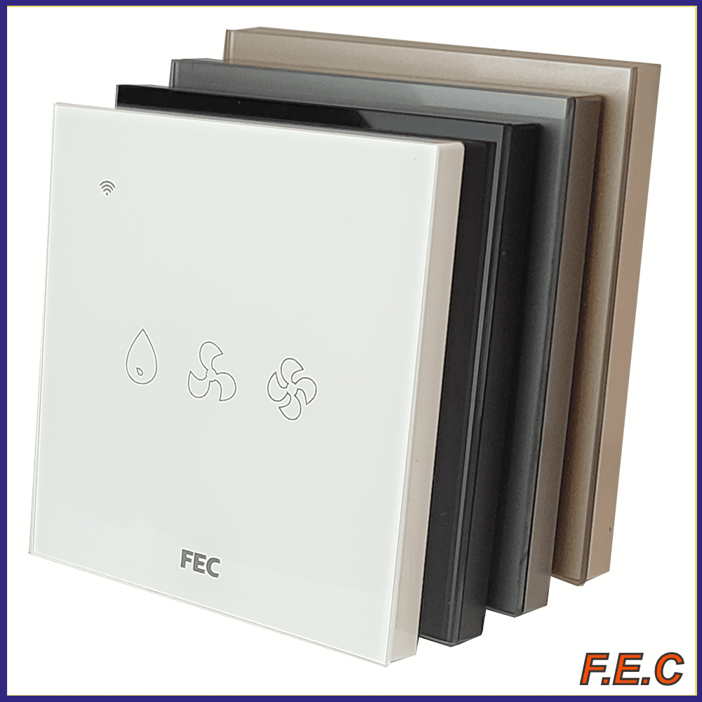 کلید هوشمند کولر آبی طرح مدرن FEC مدل FEC-AC-SW-03
