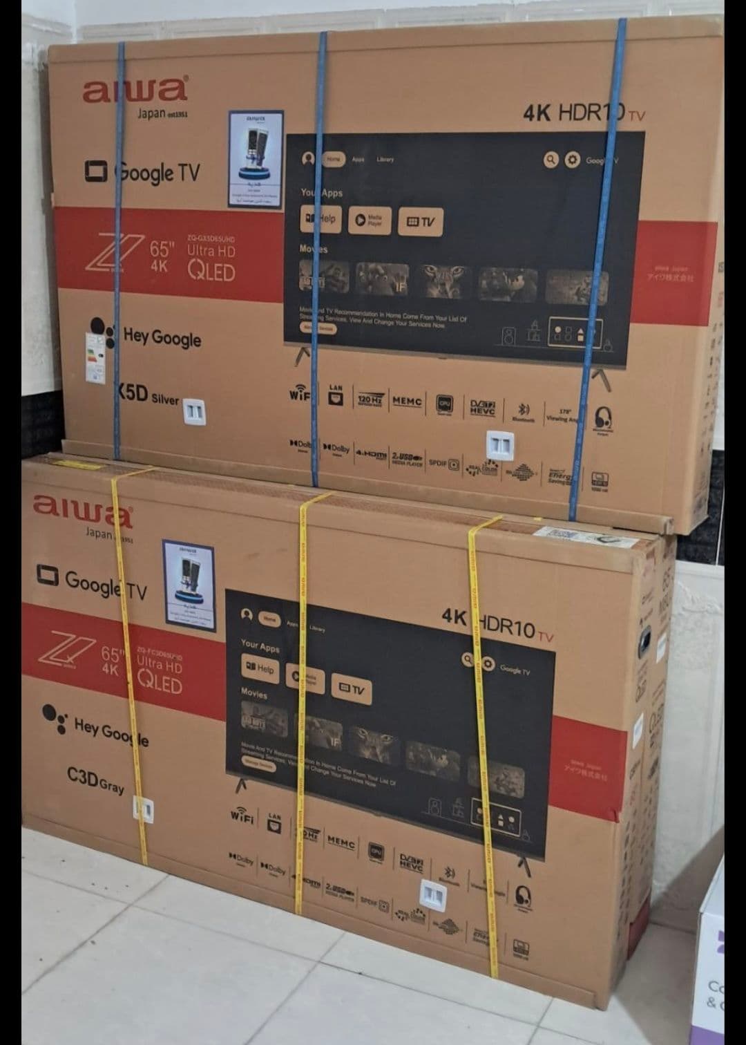 کیو ال ای دی آیوا مدل ZQ X5D سایز ۶۵ اینچ QLED Ultra HD 4K