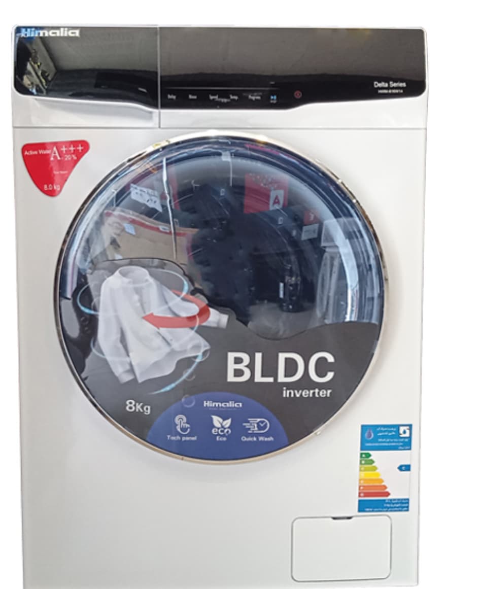 ماشین لباسشویی هیمالیا مدل HWM-816 ظرفیت ۸ کیلوگرم