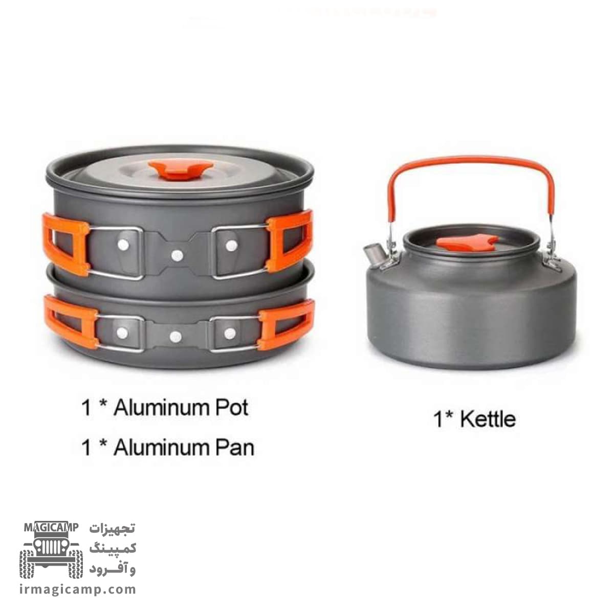 ست ظروف سفری کمپسور مدل DS-308 - گروه تولیدی مجیکمپ — تصویر ۵