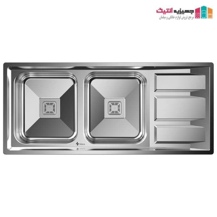 سینک روبینا مدل sI2003 استیل تو کار
