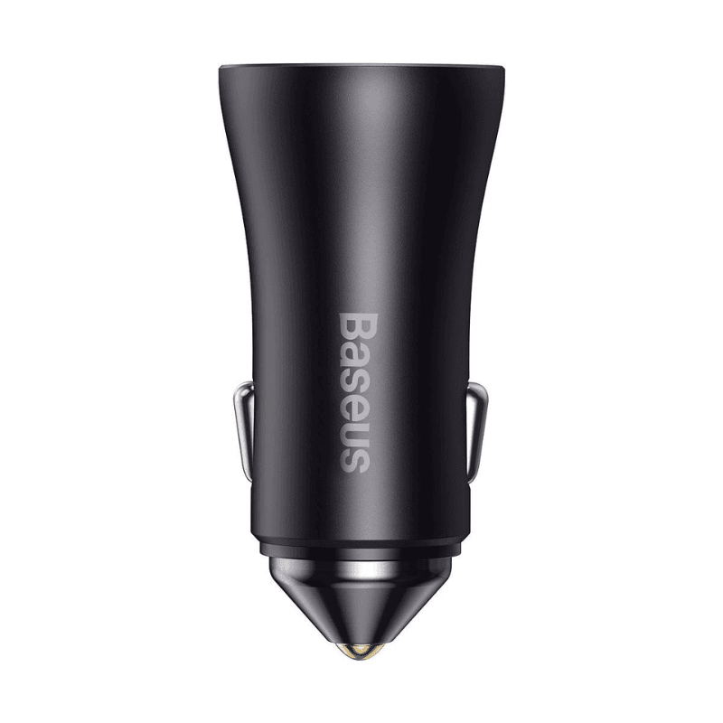 Baseus Golden Contactor Pro car charger 2 type C 40 w gray CGJP000013 — تصویر ۲