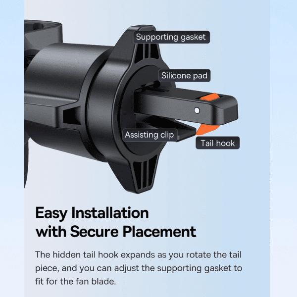 Baseus Metal Age 3 BS-CM028 gravity car air vent holder C40467600111-00 — تصویر ۶