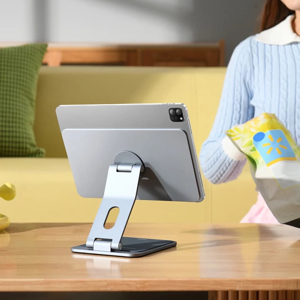 Baseus MagStable magnetic foldable stand for tablets 10.9-11'' gray — تصویر ۸