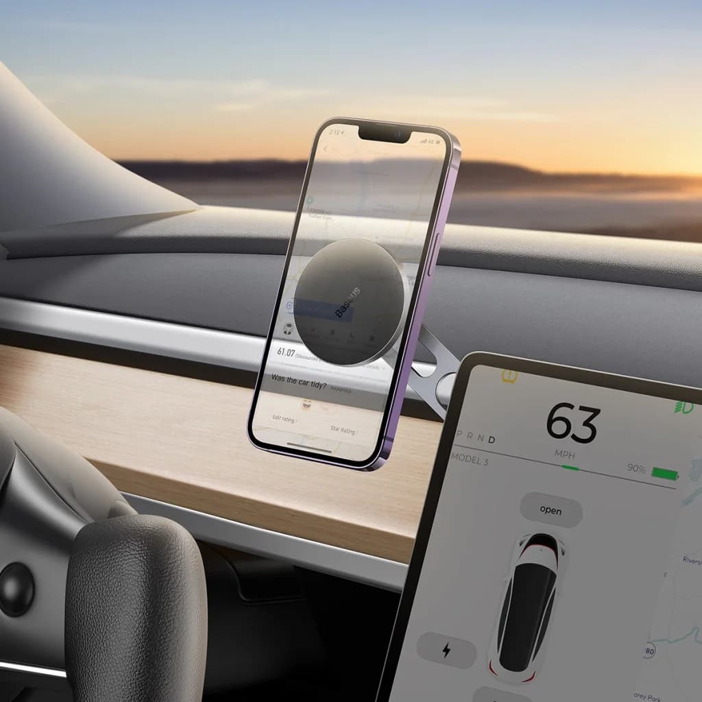Baseus T-Space magnetic car holder for the cockpit — تصویر ۸