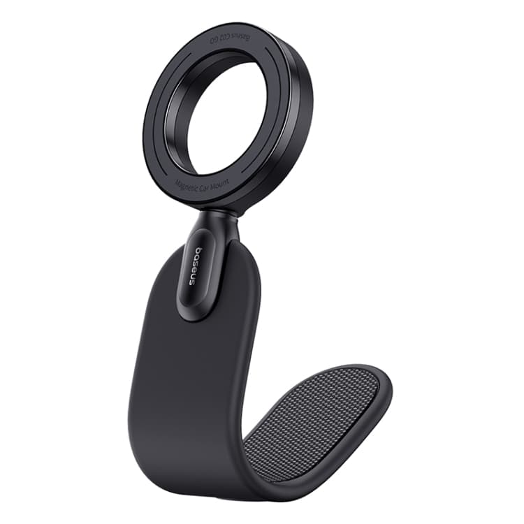 Baseus C02 Go Adhesive Version Magnetic Car Mount Black — تصویر ۳