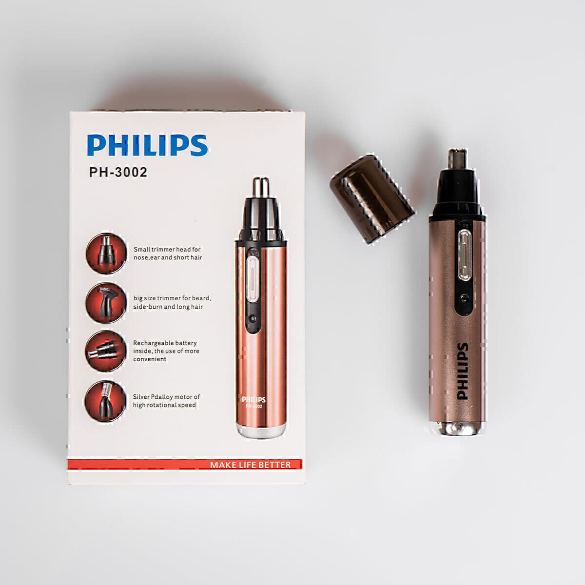 موزن گوش و بینی و خط زن فیلیپس مدل Philips PH-3002