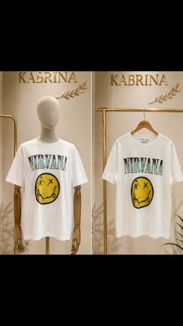 تی‌شرت اورجینال NIRVANA کد۲۱۱