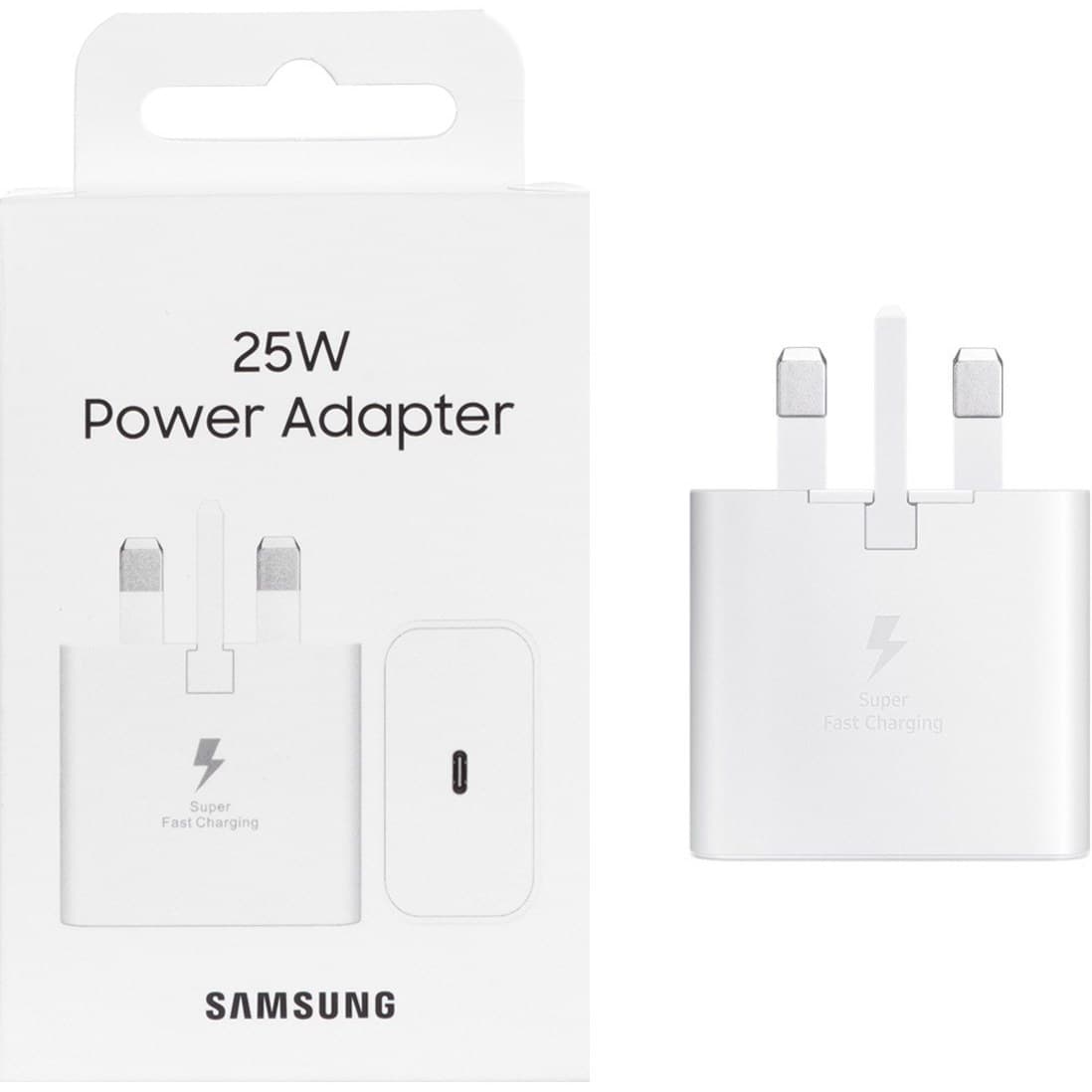 شارژر دیواری سه پین SAMSUNG 25W T2510 ( فست و PD) سفید DST درجه یک