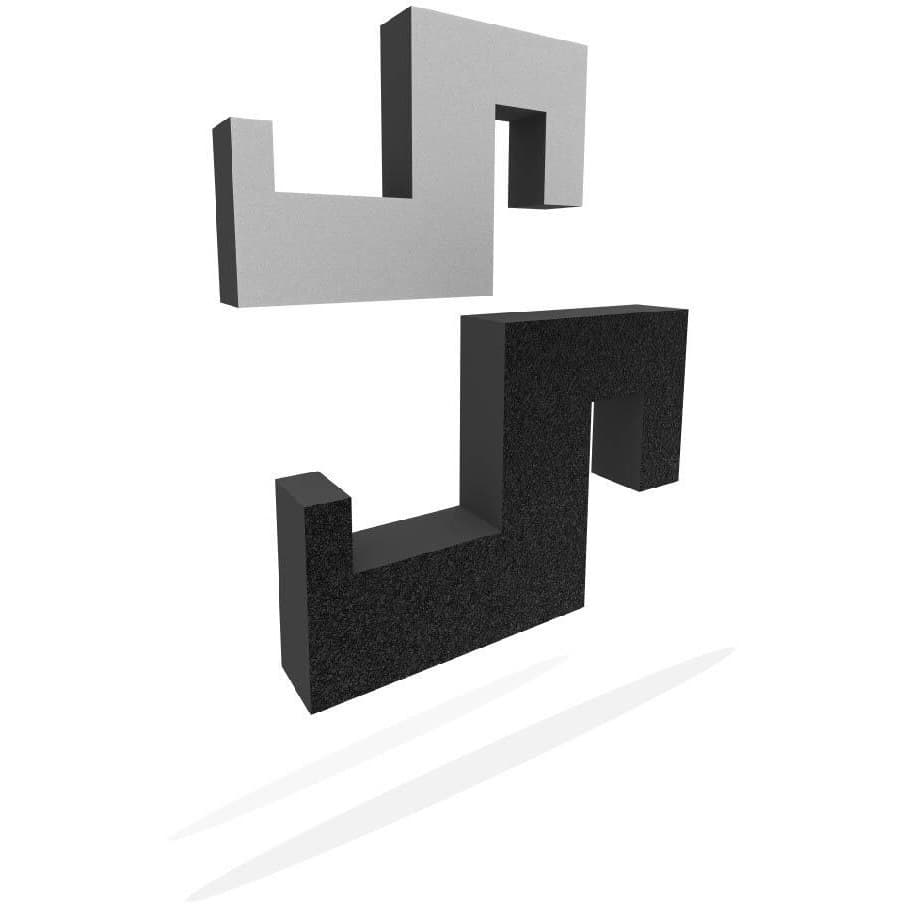 آویز پگ بورد سایز کوچک | مدل هندسی (Small Pegboard Hook) — تصویر ۲