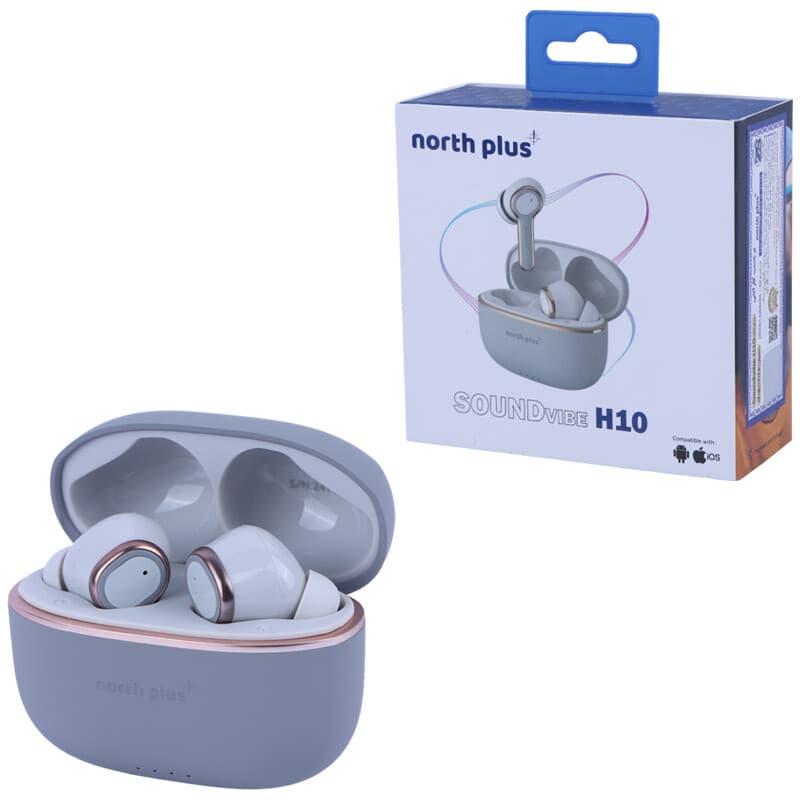 ایرپاد بلوتوثی نورث پلاس مدل SoundVibe H10 - جانبی جنوب — تصویر ۲