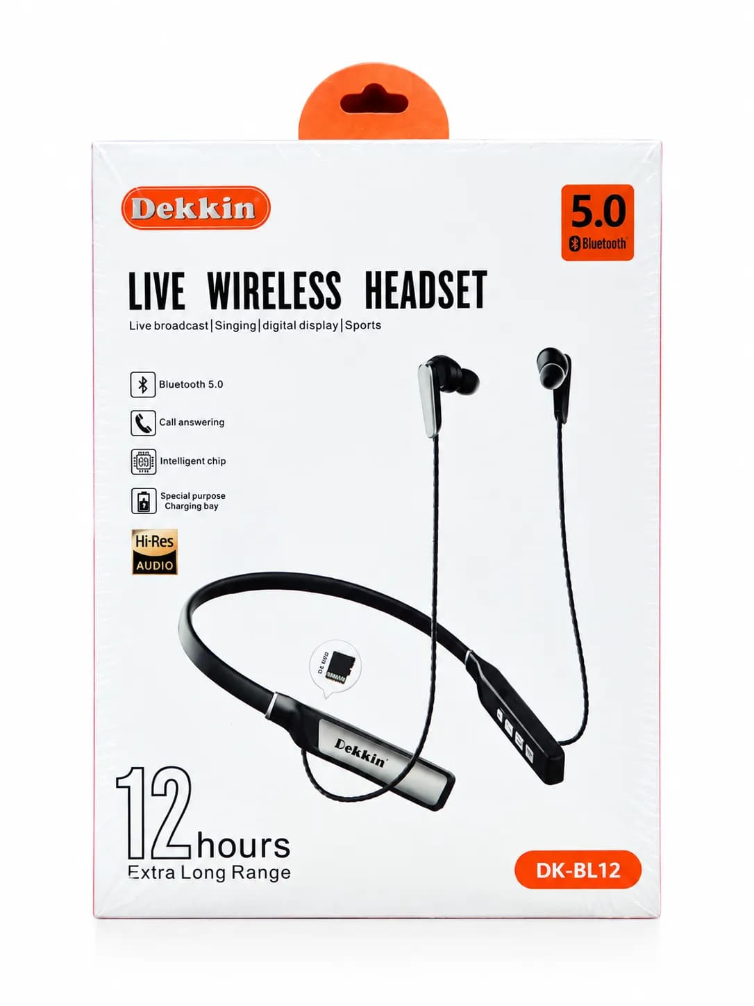 هندزفری گردنی بلوتوثی Dekkin DK-BL12 - جانبی جنوب