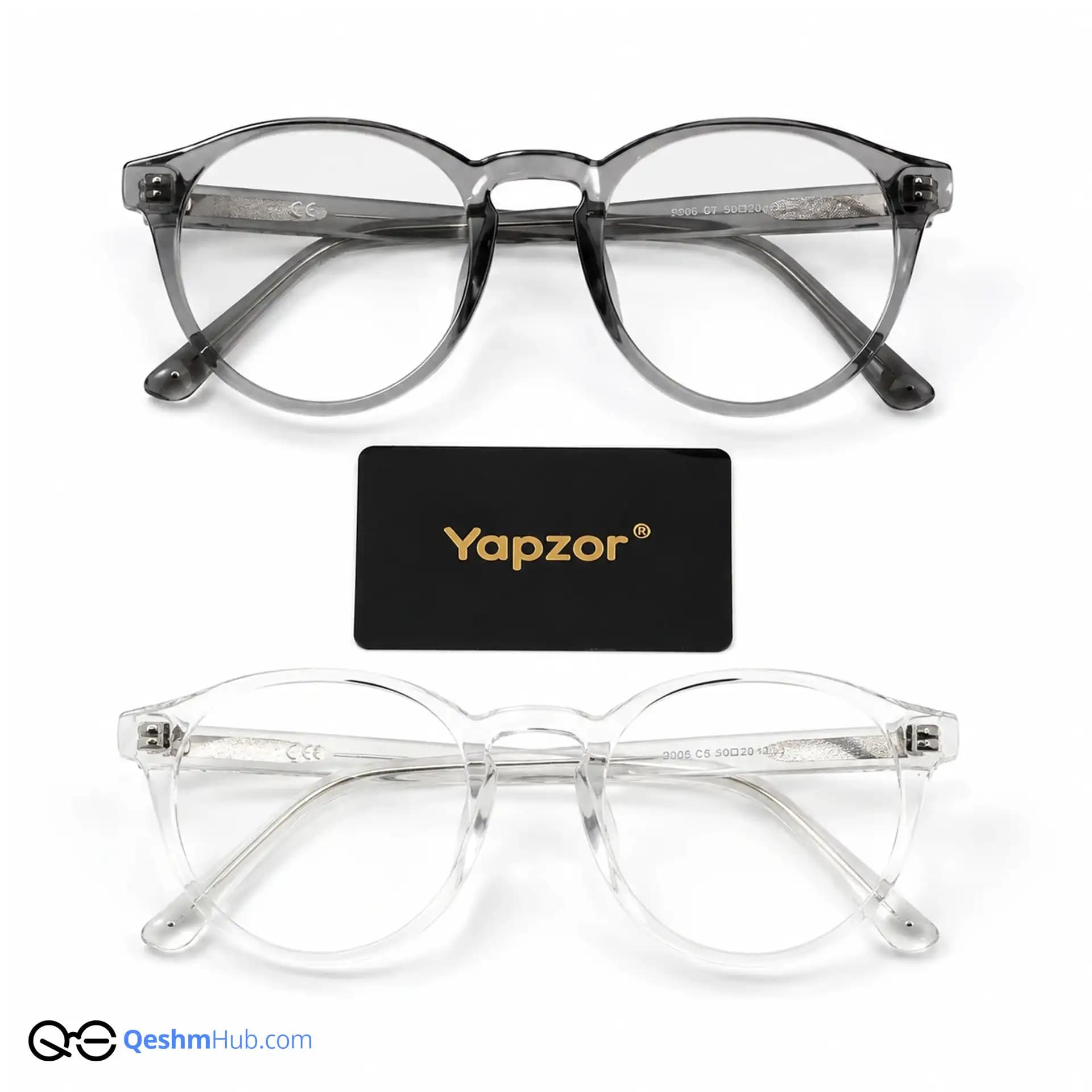 فریم عینک طبی بلوکات برند Yapzor با کیفیت اورجینال