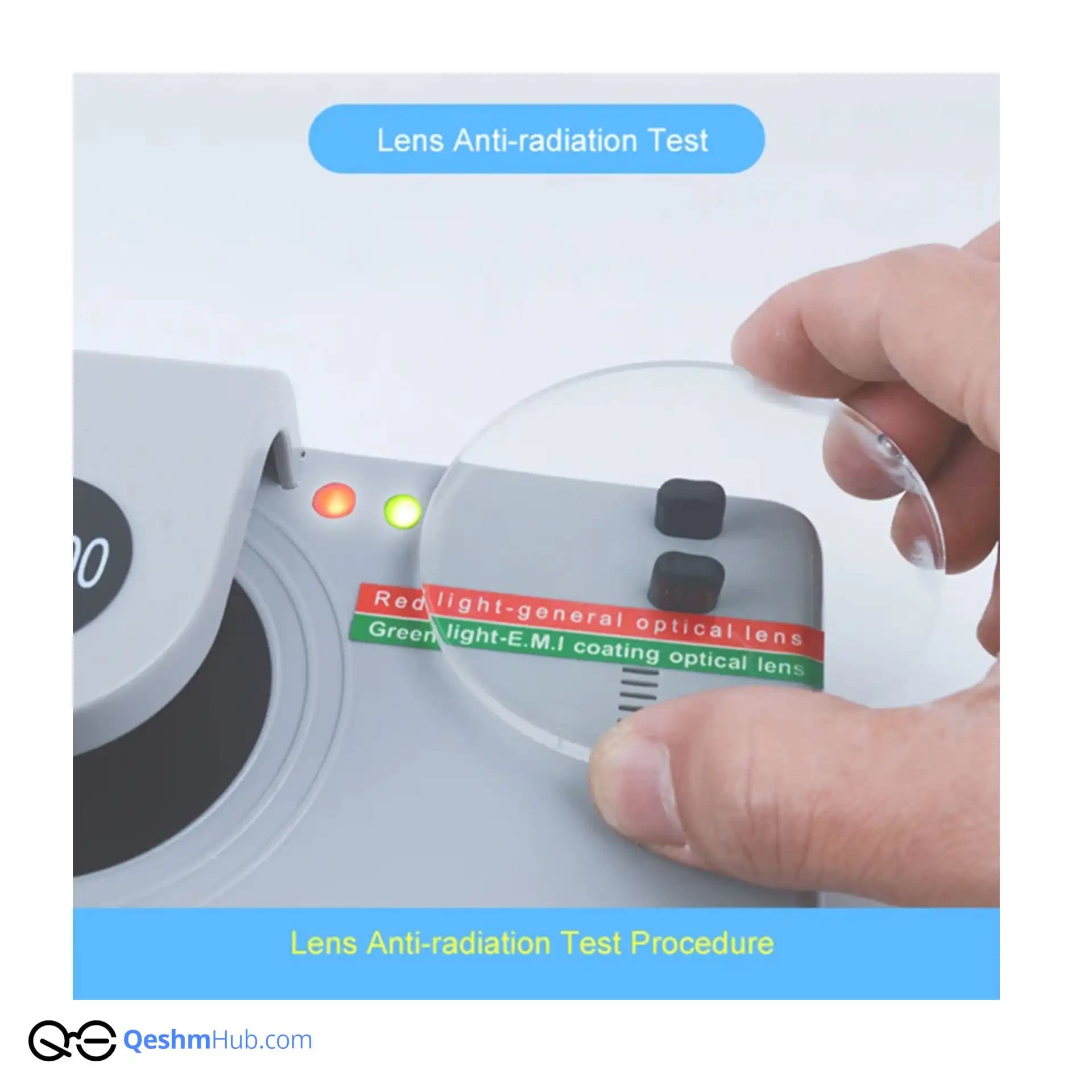 دستگاه تست لنز UV400 و فتوکرومیک | مناسب عینک‌سازی و اپتومتری — تصویر ۸