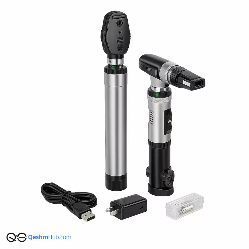 ست معاینه چشم افتالموسکوپ و رتینوسکوپ (Ophthalmoscope & Retinoscope)