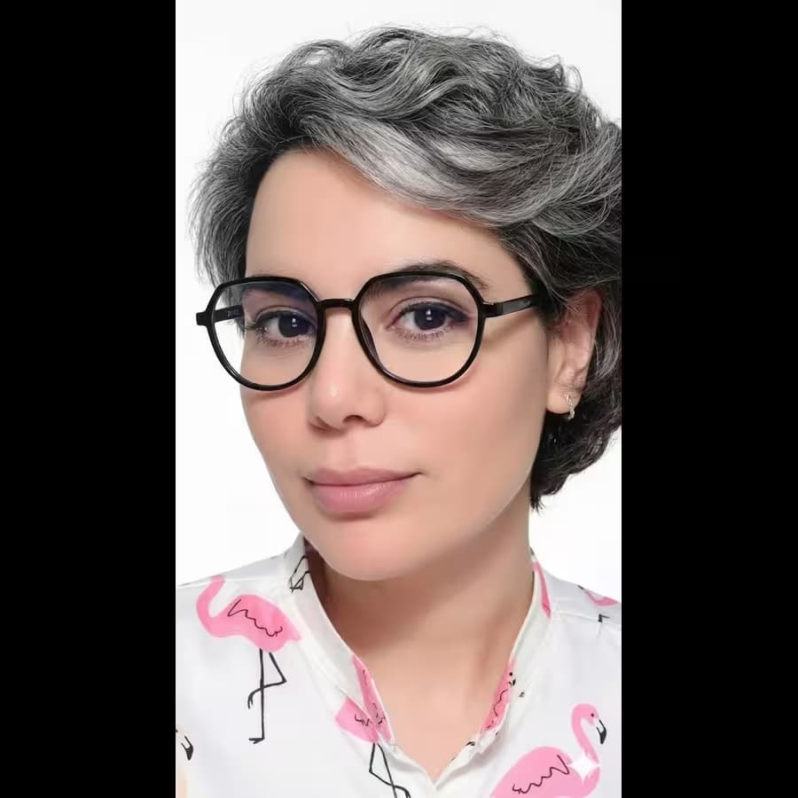 عینک بلوکات چند ضلعی کاهش خستگی چشم در کار با موبایل
