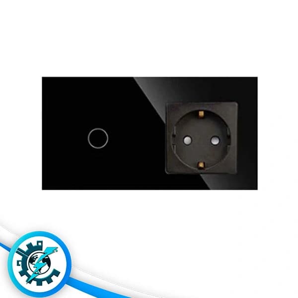 پریز و کلید یکپارچه تک پل تویا زیگبی (لمسی)