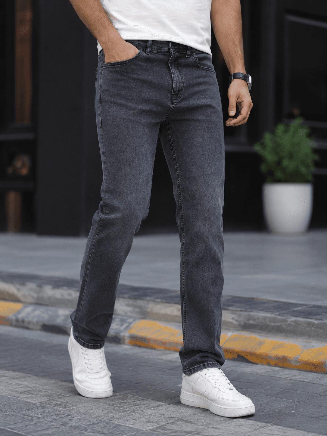 شلوار جین مردانه Wrangler حولهای و کشی