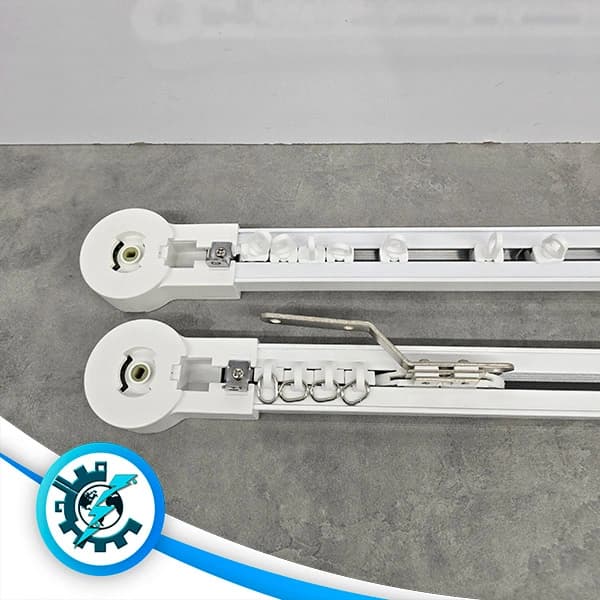 ریل پرده برقی کناررو مینیمال هیوت — تصویر ۲