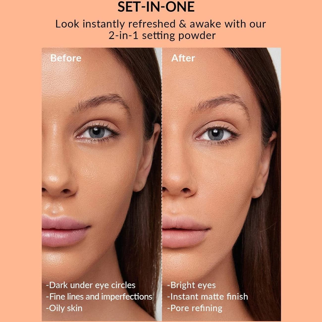 پودر فیکس دوکاره شیگلم SHEGLAM اصل مدل Insta-Ready — تصویر ۵