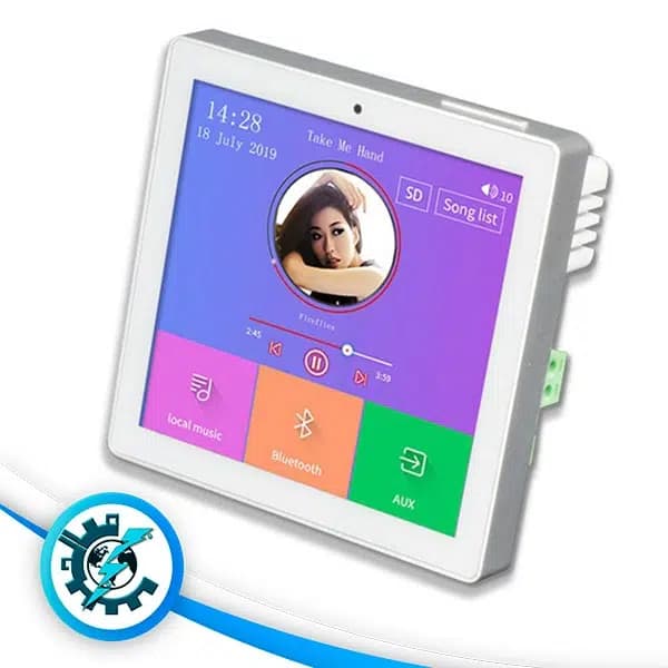 آمپلی فایر لمسی دیواری 4 اینچ JX86E — تصویر ۲