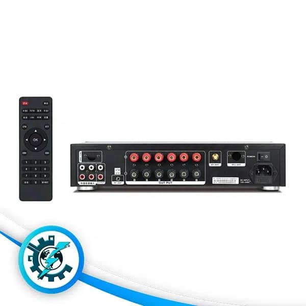 آمپلی فایر اهمی JX600-6 دارای 6 کانال — تصویر ۲