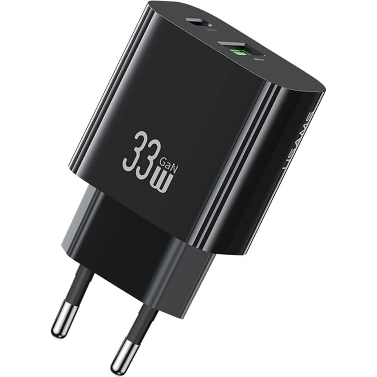 شارژر دیواری یوسامز USAMS مدل CC317 توان 33 وات دو پورت