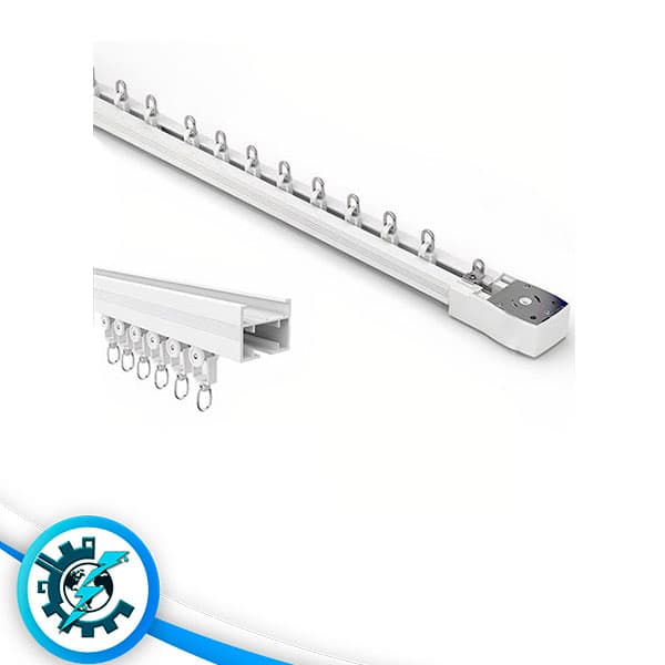 ریل پرده برقی کناررو A-OK به همراه تجهیزات