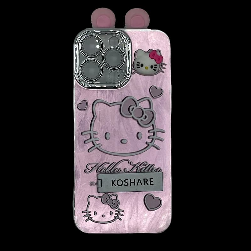 قاب گوشی آیفون سری 16 طرح دخترانه (Hello kitty - mickey mouse) برند KOSHARE