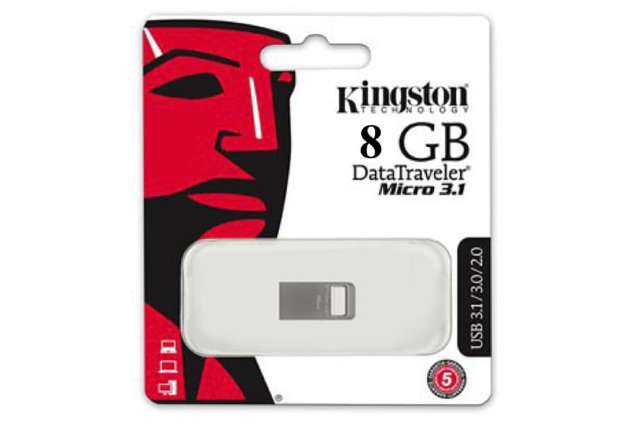 فلش مموری 8 گیگ Kingston مدل DataTraveler micro 3.1 - جانبی تول — تصویر ۲