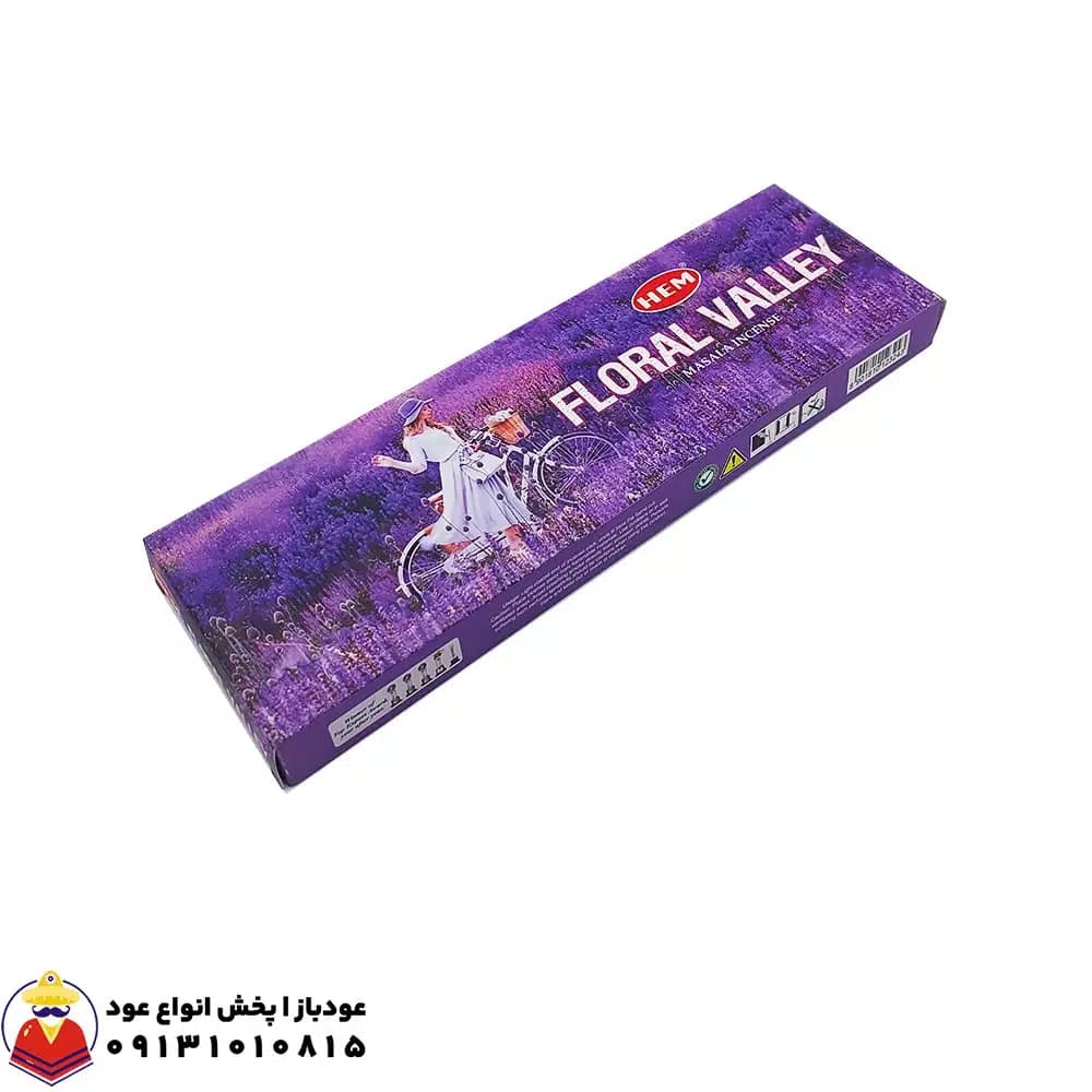 عود دست ساز فلورال ولی FLORAL VALLEY (دره گل) برند هم HEM — تصویر ۲