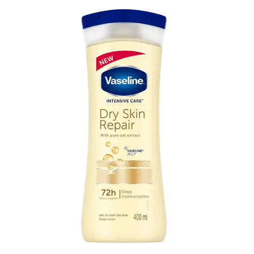 لوسیون بدن حاوی جو دو سر وازلین مدل Dry Skin Repair حجم 400میل
