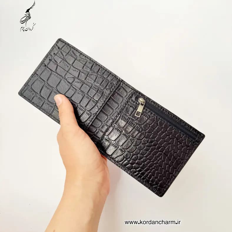 ست چرم مردانه کیف جیبی و کمربند پریما — تصویر ۶
