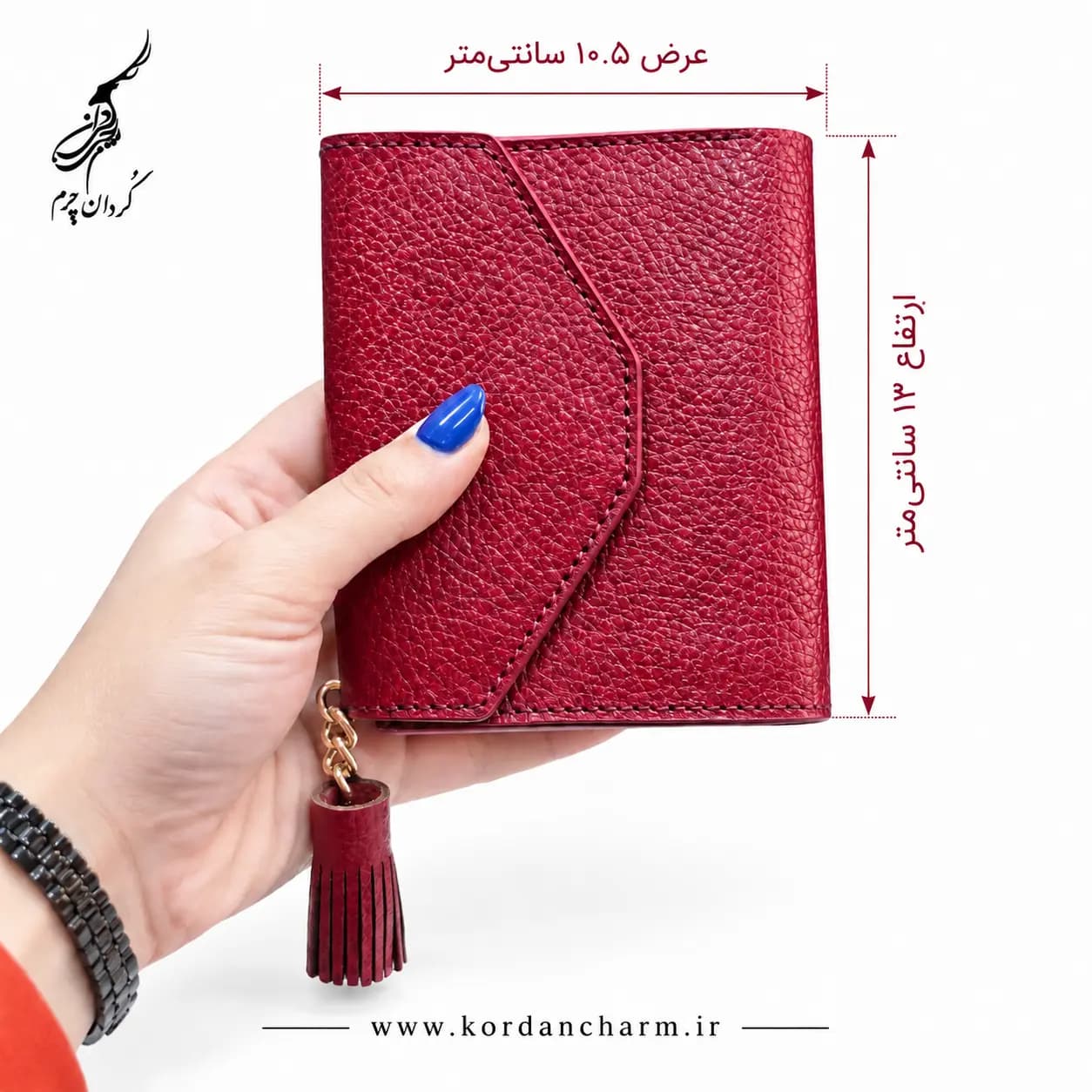 کیف پول زنانه بهار طرح فلوتر — تصویر ۲
