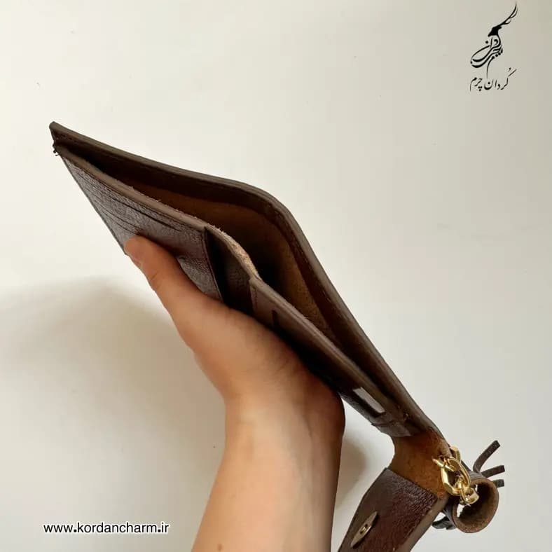 کیف پول چرم زنانه بهار طرح پریما — تصویر ۶