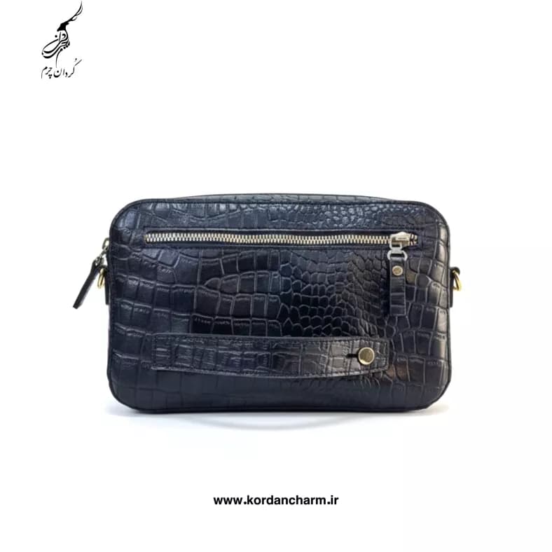 کیف دستی مردانه چرم مدل ماکان طرح پریما — تصویر ۳