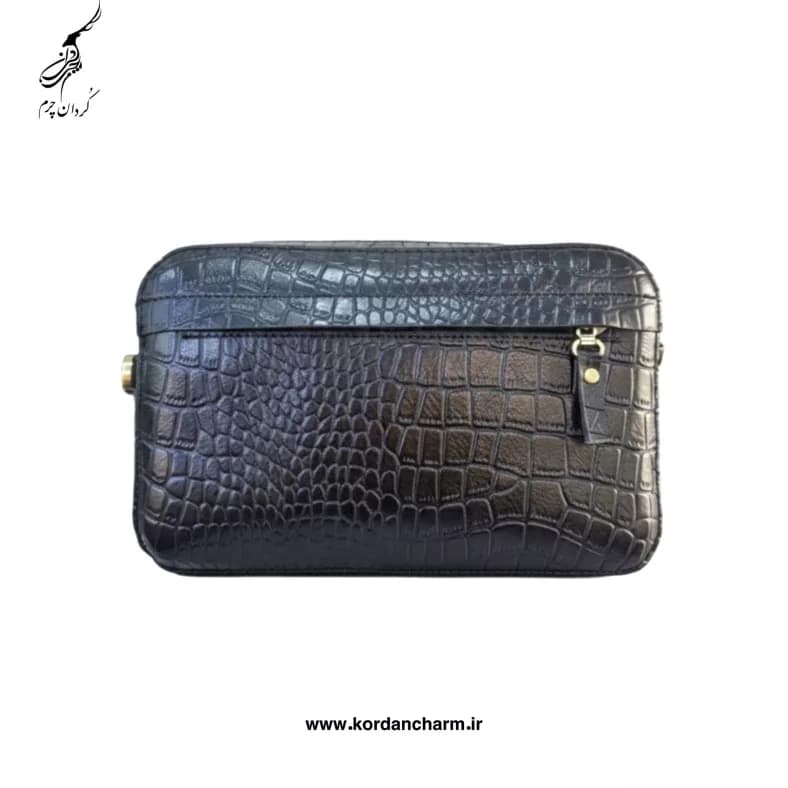 کیف دستی مردانه چرم مدل ماکان طرح پریما — تصویر ۴