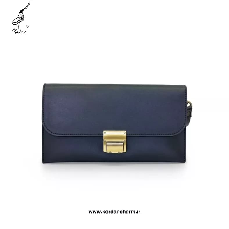 کیف مدارک چرم مدل کیان طرح ساده — تصویر ۳
