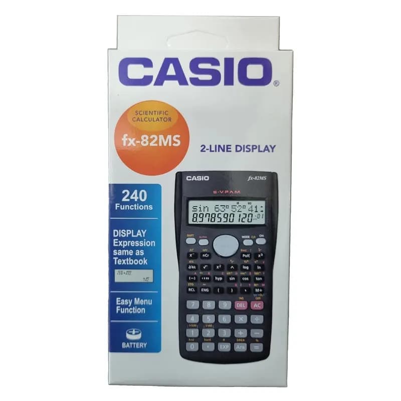ماشین حساب مهندسی کاسیو مدل FX-82MS — تصویر ۶