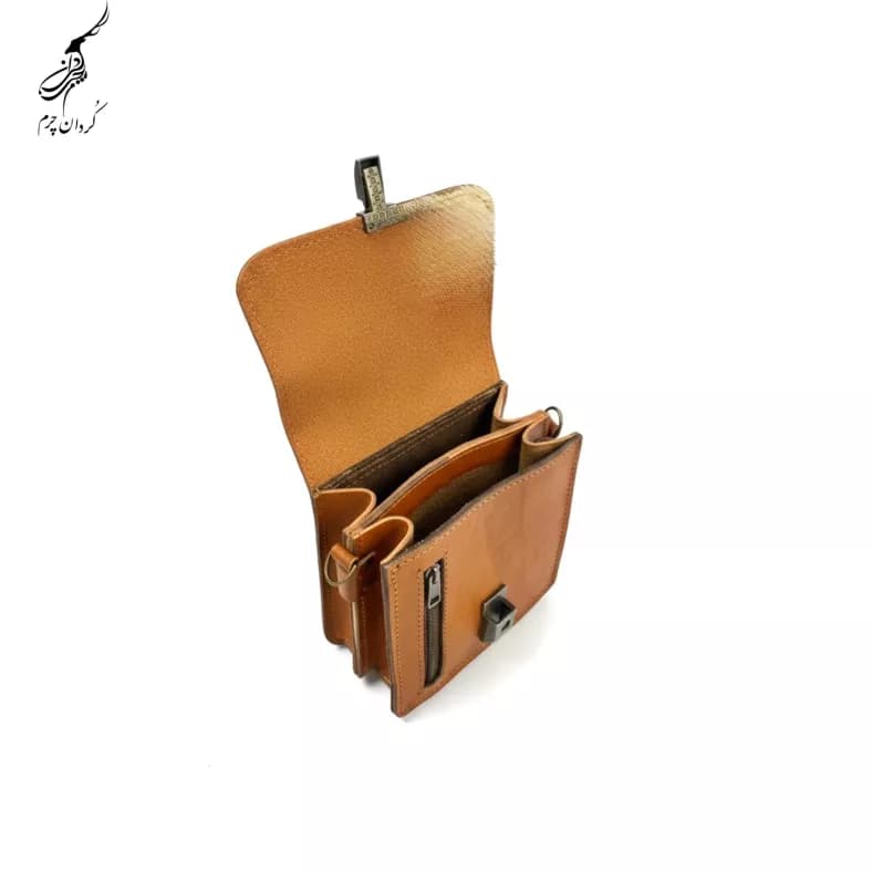 کیف دوشی چرم مدل مینی پارسا — تصویر ۳