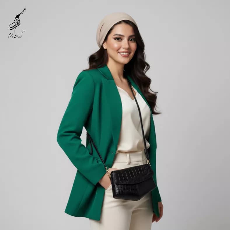 کیف زنانه چرم مدل رها طرح پریما — تصویر ۲