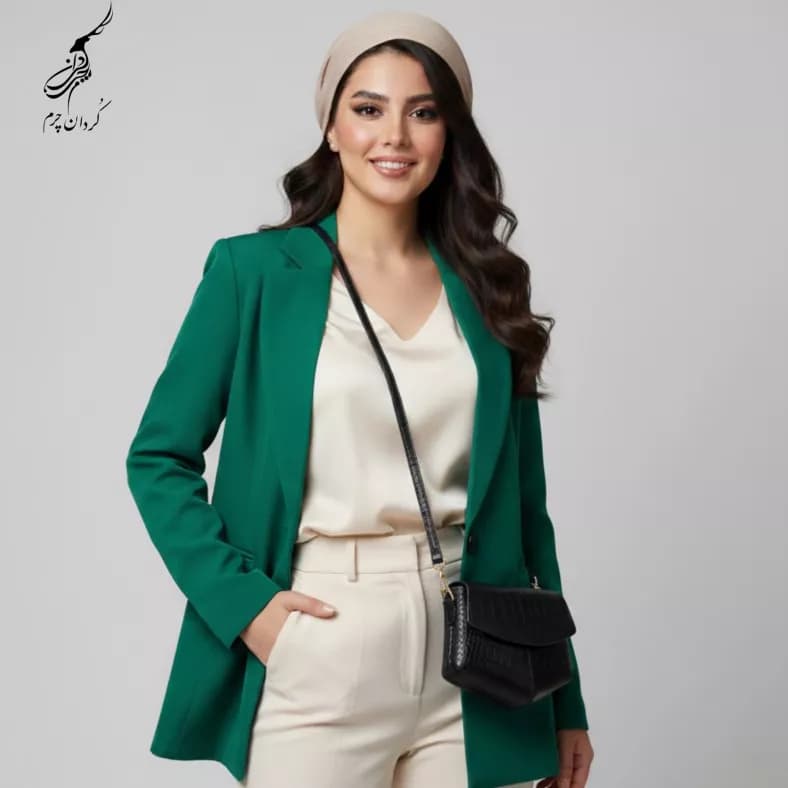 کیف زنانه چرم مدل رها طرح پریما — تصویر ۶